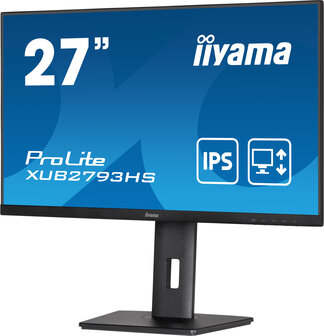 27&quot; Iiyama ProLite XUB2793HS-B7 FHD/DP/HDMI/IPS