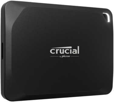 2TB Crucial X10 NVMe/Zwart/USB-C/2100/2000