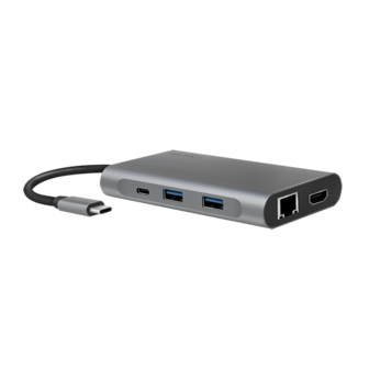 Docking Station Logilink USB-C, 100W, 4K, 8 Port