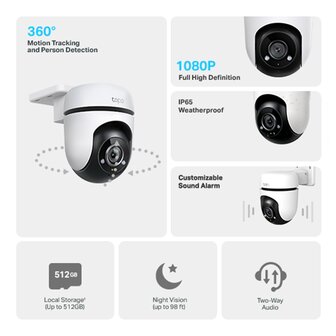 TP-Link TAPO TC40 WiFi/1080p/IR/360&deg;.