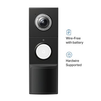 TP-Link Tapo Video Doorbell 2K 5MP/180&deg;/2-way-audio.