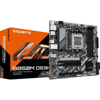 Gigabyte AM5 B850M DS3H - DDR5/2xM.2/2xDP/HDMI/&micro;ATX