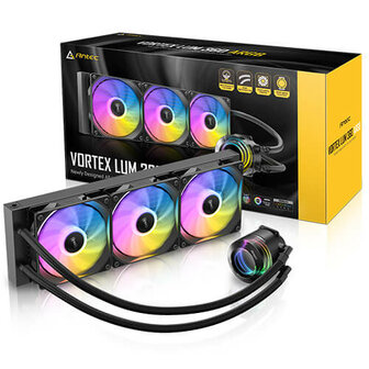 Antec Vortex Lum 360 ARGB Waterkoeling Zwart AMD-Intel