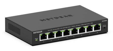 Netgear 8 Poort ProSafe GS308Ev4 1Gbps