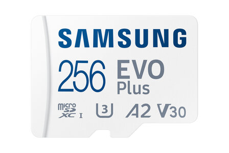 SDXC Card Micro 256GB Samsung UHS-I U3 EVO Plus