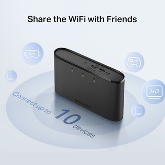 MERCUSYS MT110 LTE Mobile WiFi 150Mbps Accu