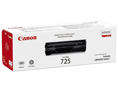 Canon 725 Zwart 1.600 pagina`s (Origineel)