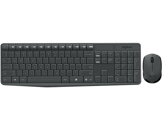 BE DT Logitech MK235 Zwart Wireless (Belgische layout)