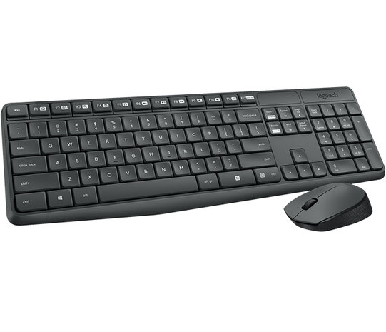 BE DT Logitech MK235 Zwart Wireless (Belgische layout)