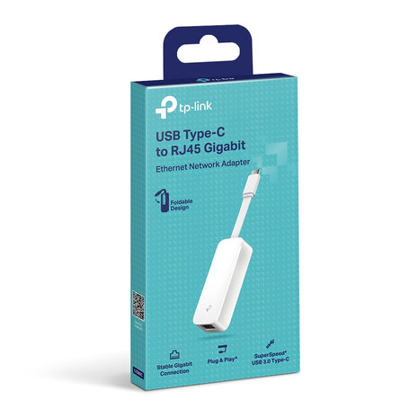 TP-Link netwerk adapter 10/100/1000 Mbps USB Type-C.