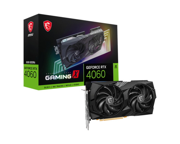 4060 MSI RTX GAMING X 8GB/3xDP/1xHDMI