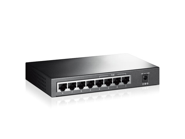 TP-Link - 8Port Unmanaged 10/100Mbps, 4xPoE