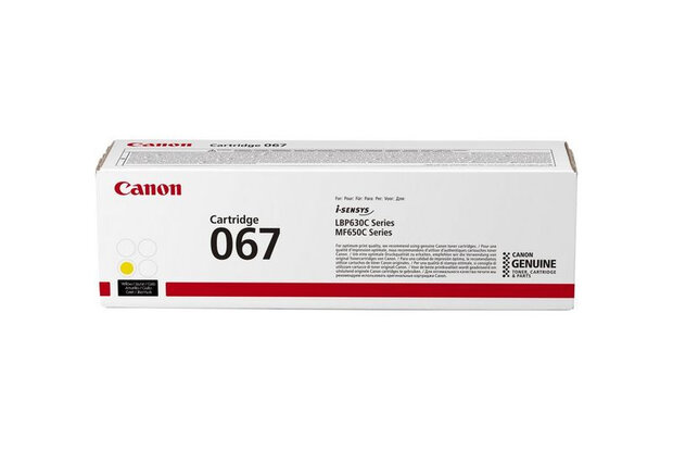 Canon 067 Geel 1.250 pagina`s (Origineel)