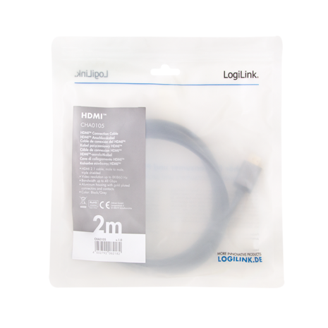 HDMI 2.00m 8K/60Hz LogiLink