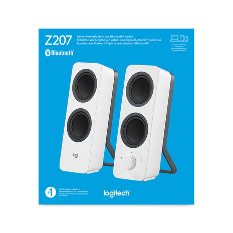 Logitech 2.0 Z207 Wit