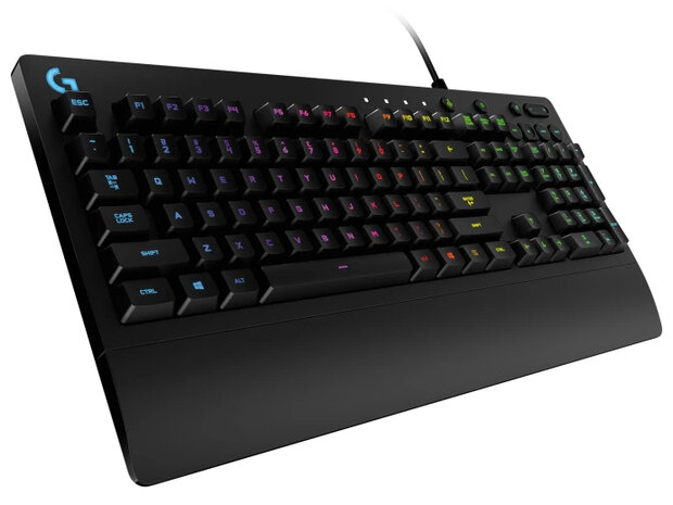 KB Logitech G G213 Prodigy RGB Gaming Zwart bedraad Ret