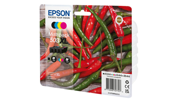 Epson 503XL Multipack Z/C/M/G 28,4ml(Origineel) chillies