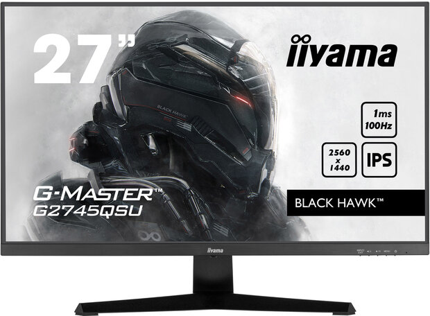 27" Iiyama G-Master G2745QSU-B1 QHD/DP/HDMI/100Hz/IPS