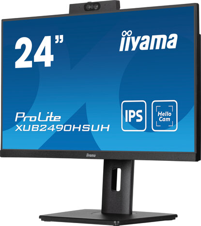 24" Iiyama ProLite XU2490HSUH-B1 FHD/DP/HDMI/WinHello