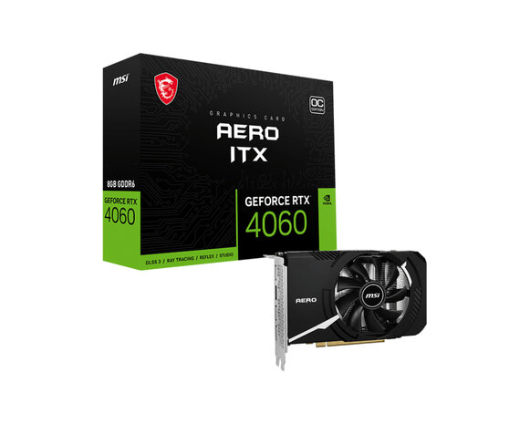 4060 MSI RTX AERO ITX OC 8GB/3xDP/1xHDMI