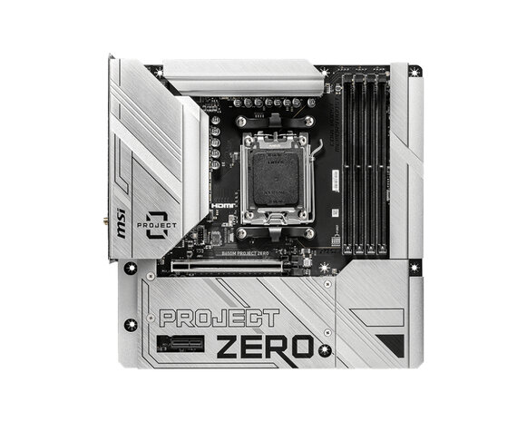 MSI AM5 B650M PROJECT ZERO - back-connect