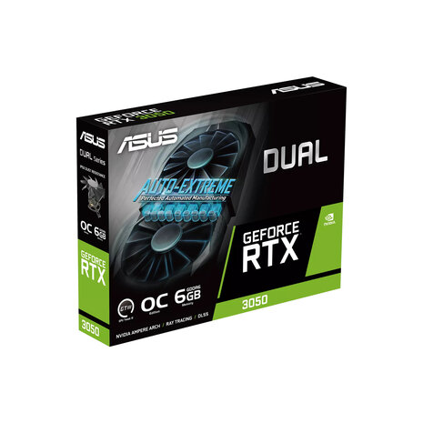 3050 ASUS DUAL RTX OC Edition 6GB DP/HDMI/DVI