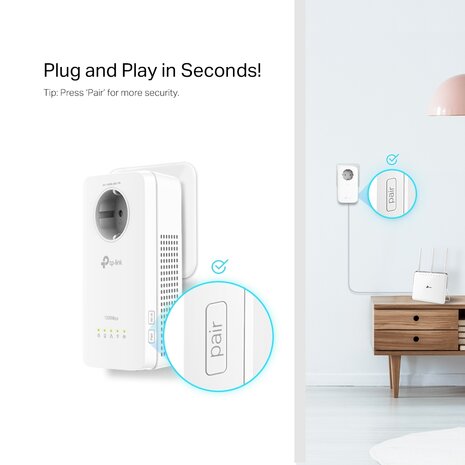 TP-Link Powerline WiFi TL-WPA8631P 1200Mbps.