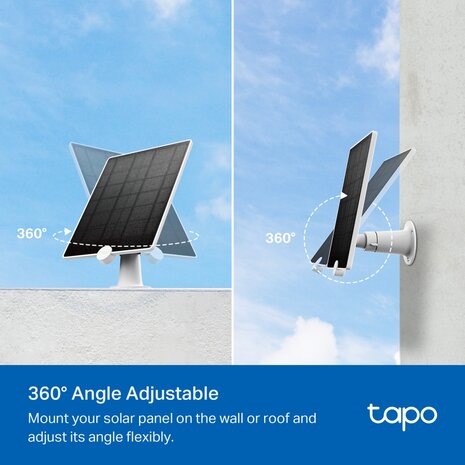 TP-Link Tapo A200 Solar Panel 4,5W/5,2V/IP65/micro USB.