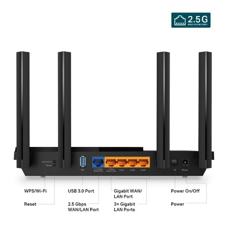 TP-Link Archer AX55 Pro Wifi6 3000Mbps Gigabit.