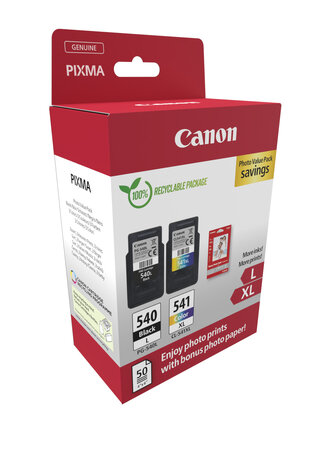 Canon (M) PG-540L/CL-541XL ValuePack 26,0ml (Origineel)