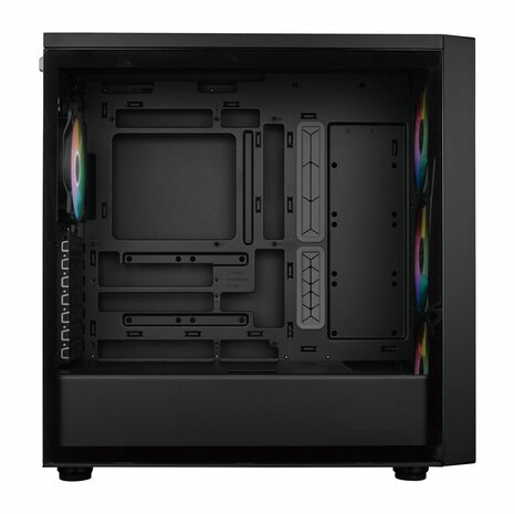 Cooler Master MasterBox 600 - TG/EATX/back-connect Zwart