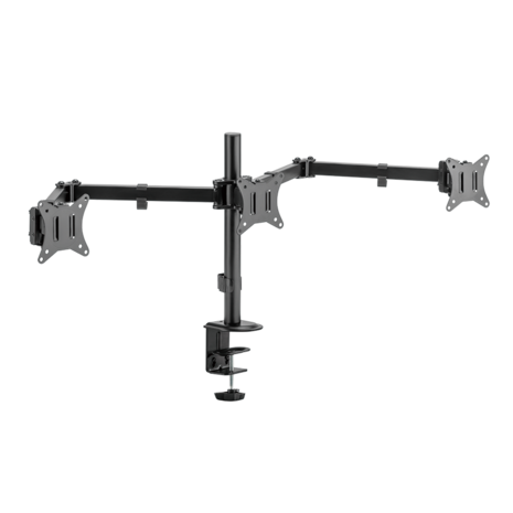 Desk Mount Triple LogiLink 13"-27" 