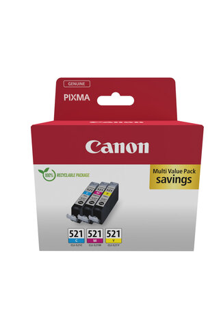 Canon (C) CLI-521 Multipack 27,0ml (Origineel)