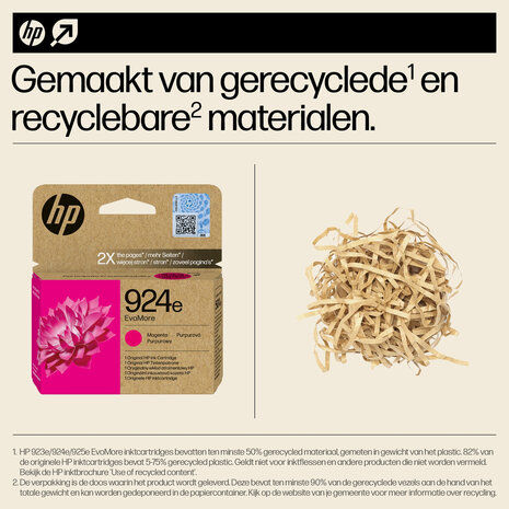 HP No.924e Magenta EvoMore 800 pagina`s (Origineel)