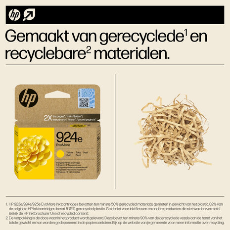 HP No.924e Geel EvoMore 800 pagina`s (Origineel)