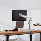 Desk Mount Single LogiLink 17"-32" Curved Alu Gasv.