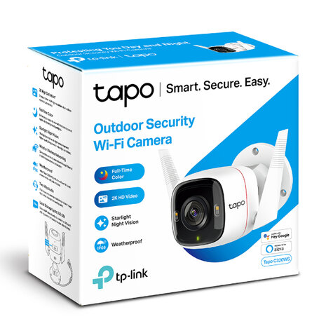 TP-Link TAPO C320WS WiFi/2K/2-Way Audio/IR.