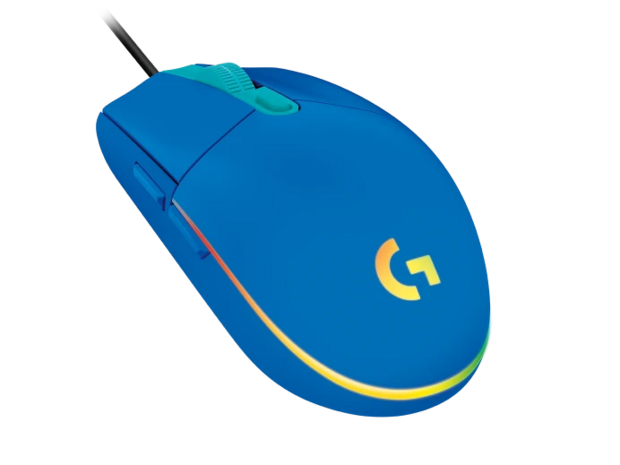 Logitech G G102 LIGHTSYNC Optical USB Blauw Retail