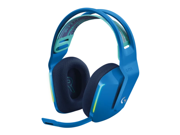 Logitech G Headset G733 Lightspeed Wireless Gaming Blauw