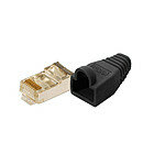 Patchstekker RJ45 Cat5e Shielded 10st LogiLink Zwart