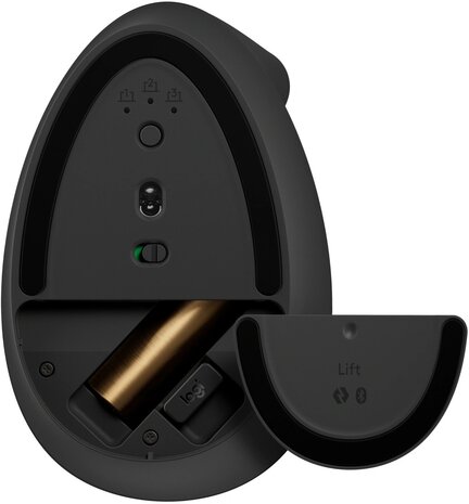 Logitech Lift Vertical Ergonomic Zwart Retail Wireless