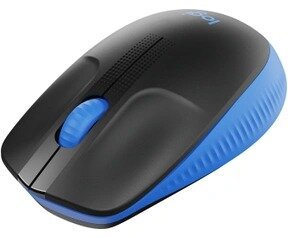 Logitech M190 Optical USB Zwart-Blauw Retail Wireless