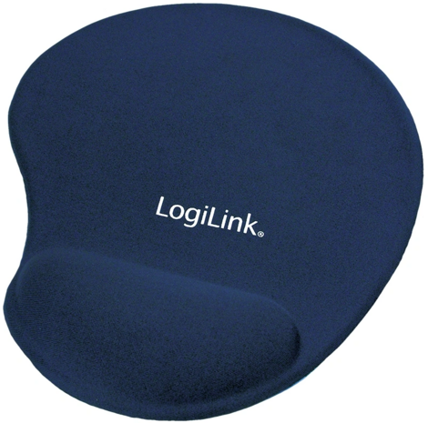 Mousepad LogiLink Wristpad Blauw