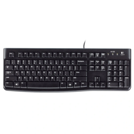 BE KB Logitech K120 Zwart bedraad (Belgische layout)