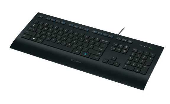 KB Logitech K280e voor Business Zwart bedraad