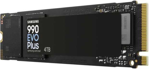 4TB M.2 PCIe NVMe2.0 Samsung 990 EVO Plus TLC/7250/6300