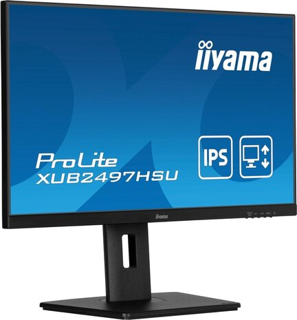 24" Iiyama ProLite XUB2497HSU-B2 FHD/DP/HDMI/2xUSB/IPS