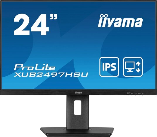 24" Iiyama ProLite XUB2497HSU-B2 FHD/DP/HDMI/2xUSB/IPS