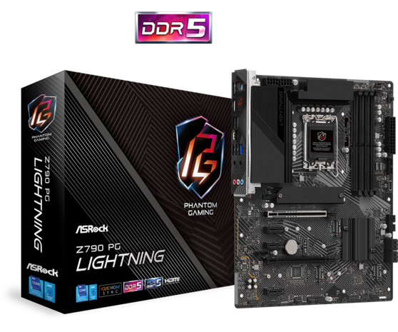 ASRock 1700 Z790 PG Lightning -DDR5/4xM.2/eDP/HDMI/ATX