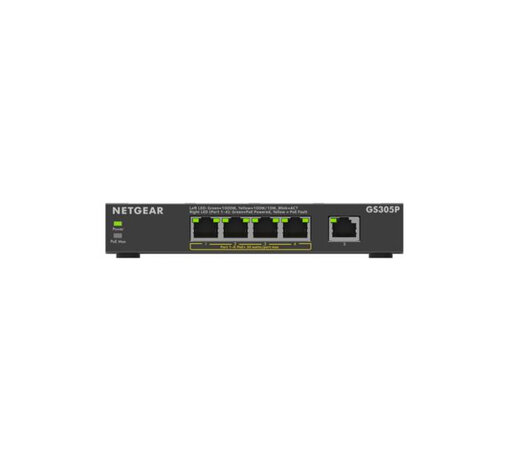 Netgear 5 Poort/4xPoE+ 1Gbps GS305Pv3